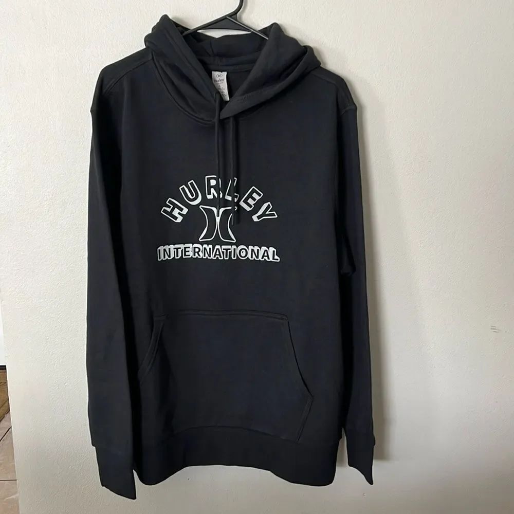 Hurley Men’s Black Fleece Hoodie Streetwear L